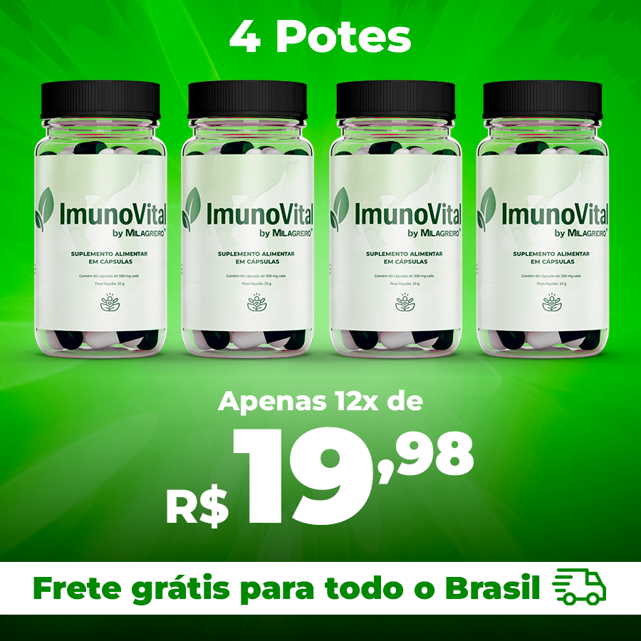 2 Potes + 2 Potes Presente ImunoVital